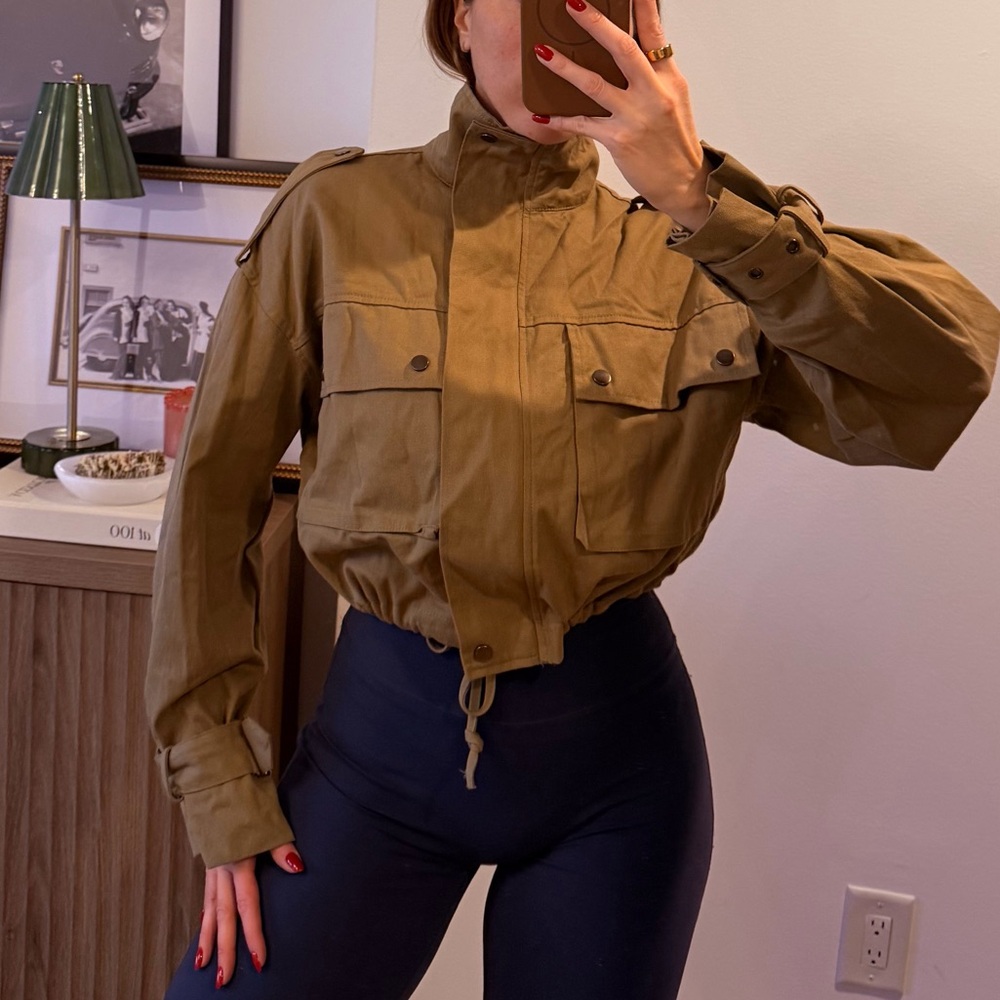 Cargo green jacket